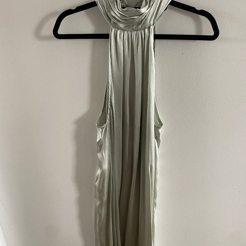 Custom Renee Gown - SIZE 2 / Capri Blue / Shiny - Picture 6 of 9